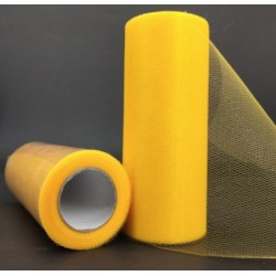 Roll of tulle - yellow -...