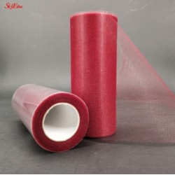 Roll of tulle - red wine -...
