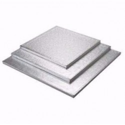 silver  8 x 8 inch thickness 1.2 cm