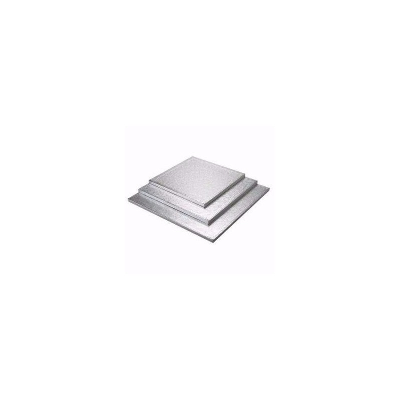 silver  8 x 8 inch thickness 1.2 cm