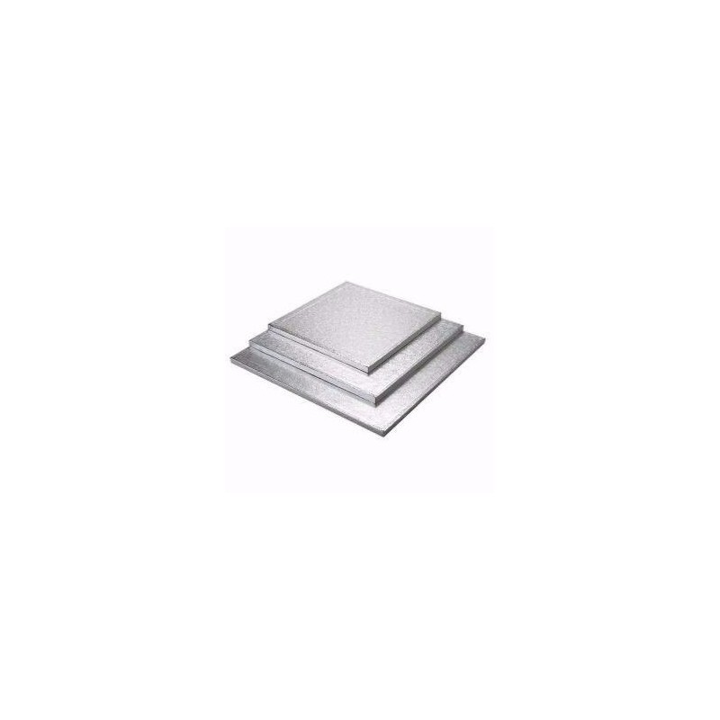 silver  12 x 12 inch thickness 1.2 cm