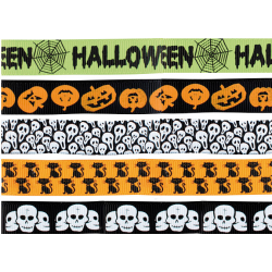 Halloween ribbons - 5 pieces