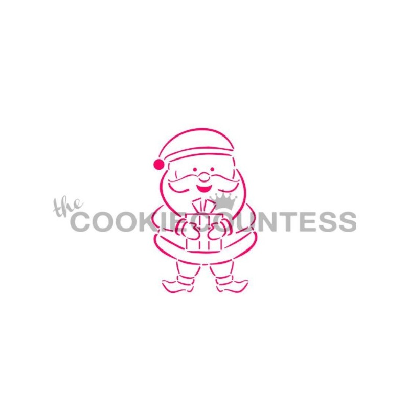 stencil Père-Noël PYO - Cookie Countess