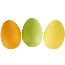 colored plastic eggs 6 x...