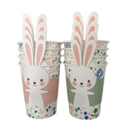 8 tazas conejo de Pascua 25...