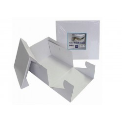 cardboard cake box - white...