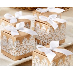 Satin ribbon Decora "bianco / white" 0.59in x 196,85in