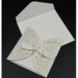 Satin ribbon Decora "bianco / white" 0.59in x 196,85in