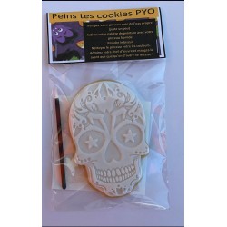biscuit à peindre PYO skull...