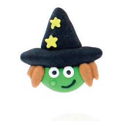 witch royal icing decoration