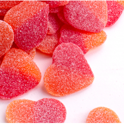 PROMO candy peach hearts...