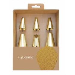 box of 6 golden nozzles...