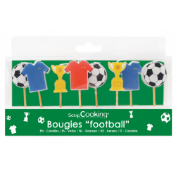 8 football candles from...