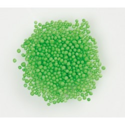 green nonpareille sugar...