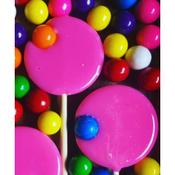 bubble gum lollipop