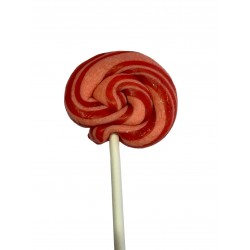 strawberry flavored lollipop