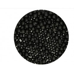 Sugar pearls maxi - black - Ø7mm - 80g - Funcakes