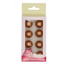 8 chocolate balls bronze...