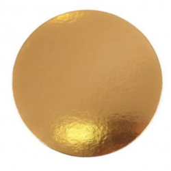 plain gold - Ø 18 cm x 1 mm