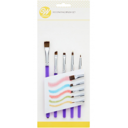 set of 5 decorating brushes...
