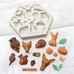 forest animals silicone...
