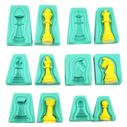 silicone mold chess pieces...