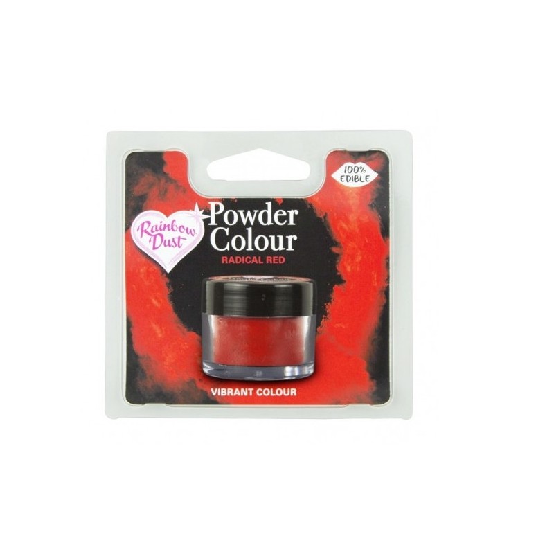 colorante in polvere "Powder Colour" radical red / rosso radicale  - 3g - RD