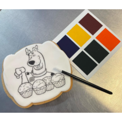 cookie to paint PYO scooby doo