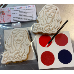 cookie to paint PYO barbie