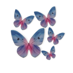 79 wafer paper - farfalle...