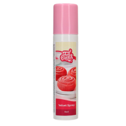 FunCakes - Spray Velours - Rouge - 100 ml