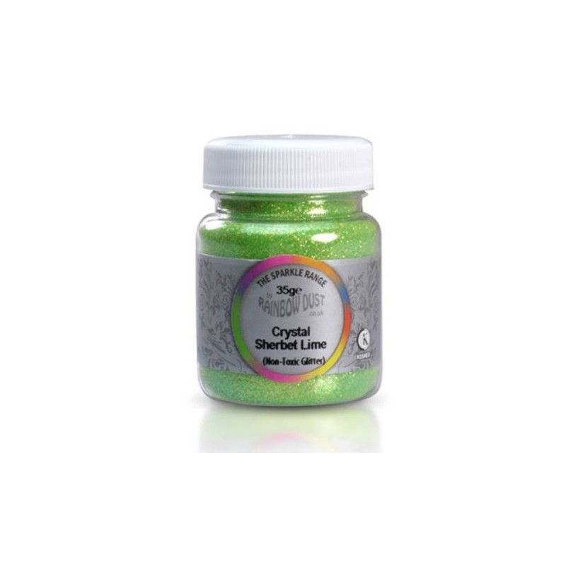 The sparkle range - Crystal- sherbet lime - citron vert - 35g