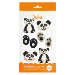 Panda Zucker Dekoration -...
