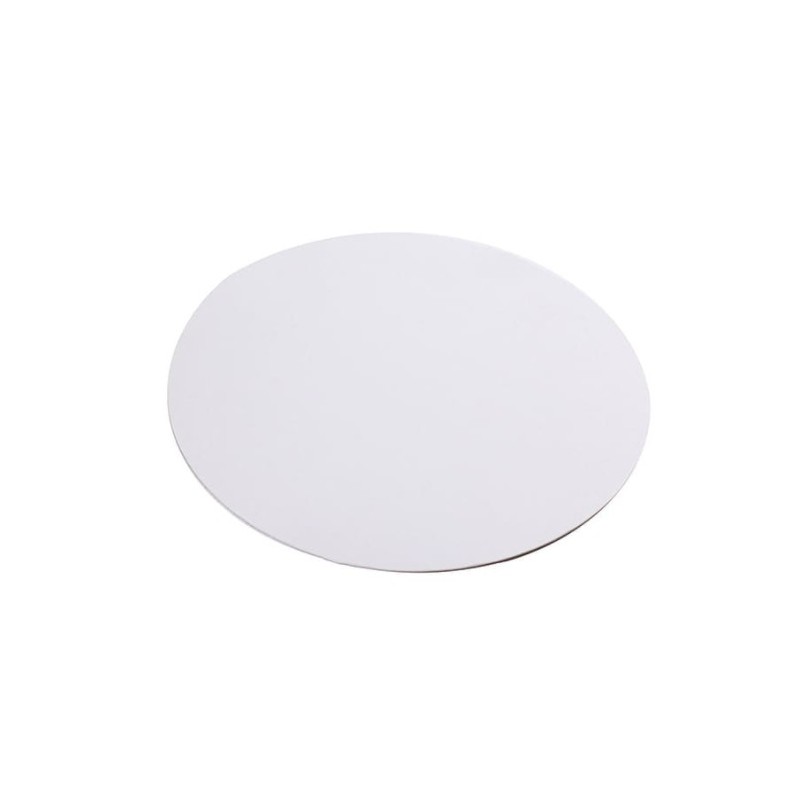 plain white - Ø 16 cm  / 6" x 1 mm