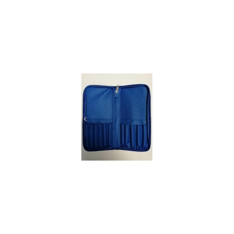 trousse bleue pour accessoires 12 x 24 cm