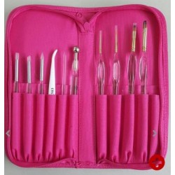 kit rosa y herramientas de modelado