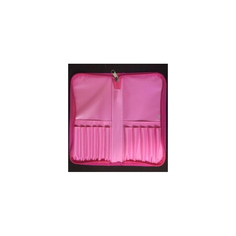 astuccio rosa CM porta pennelli 12 x 24 cm