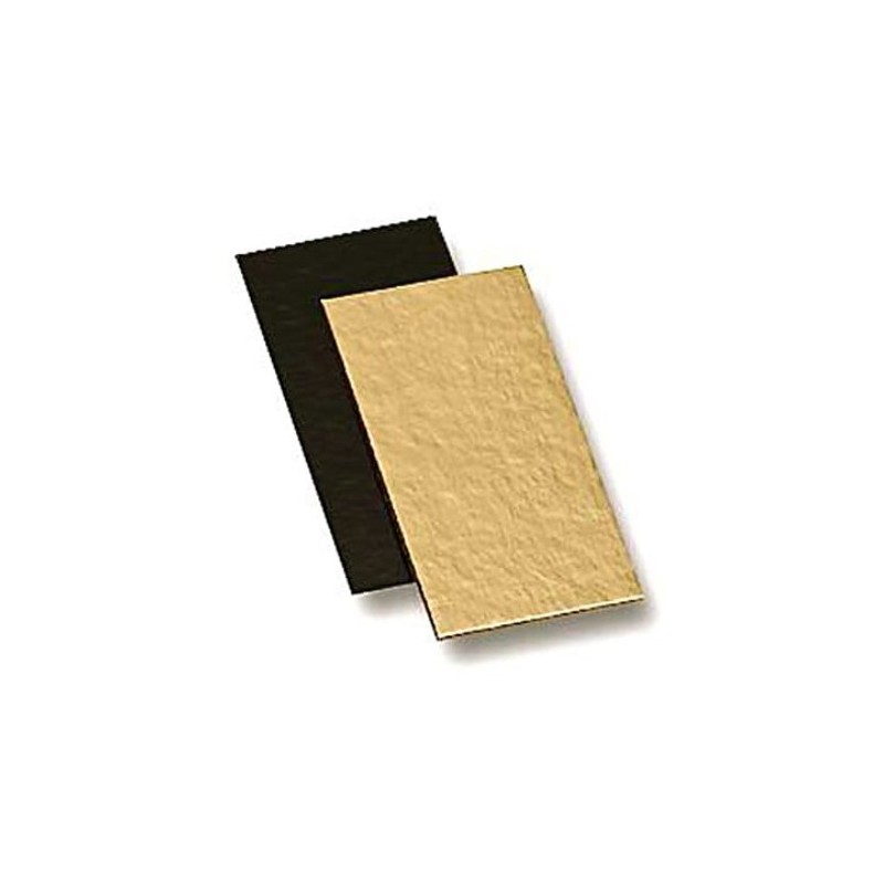small double-sided gold and black - 10  x 5 cm x 1 mm