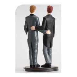 coppia di figurine gay - 19 cm