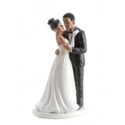 figurine couple de mariés - 16cm