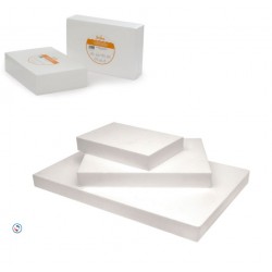 Polystyrene rectangle 30x45 cm in height 2.95 in