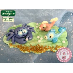 crab and fish -  Sugar Buttons