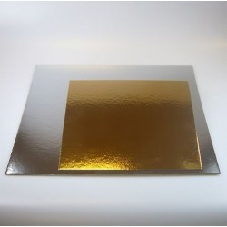 doppelseitig gold/silber  - 25 x 25 cm  x 1 mm - Funcakes