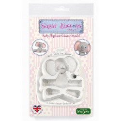 bebé elefante - Sugar Buttons