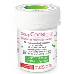 colorant alimentaire en poudre vert 5g
