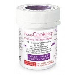 colorante alimentario en polvo de color violeta 5g