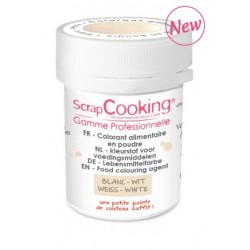 colorant alimentaire en poudre blanc 5g