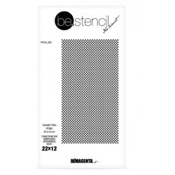 be.stencil - 002 Punkte - Ø 2.5mm