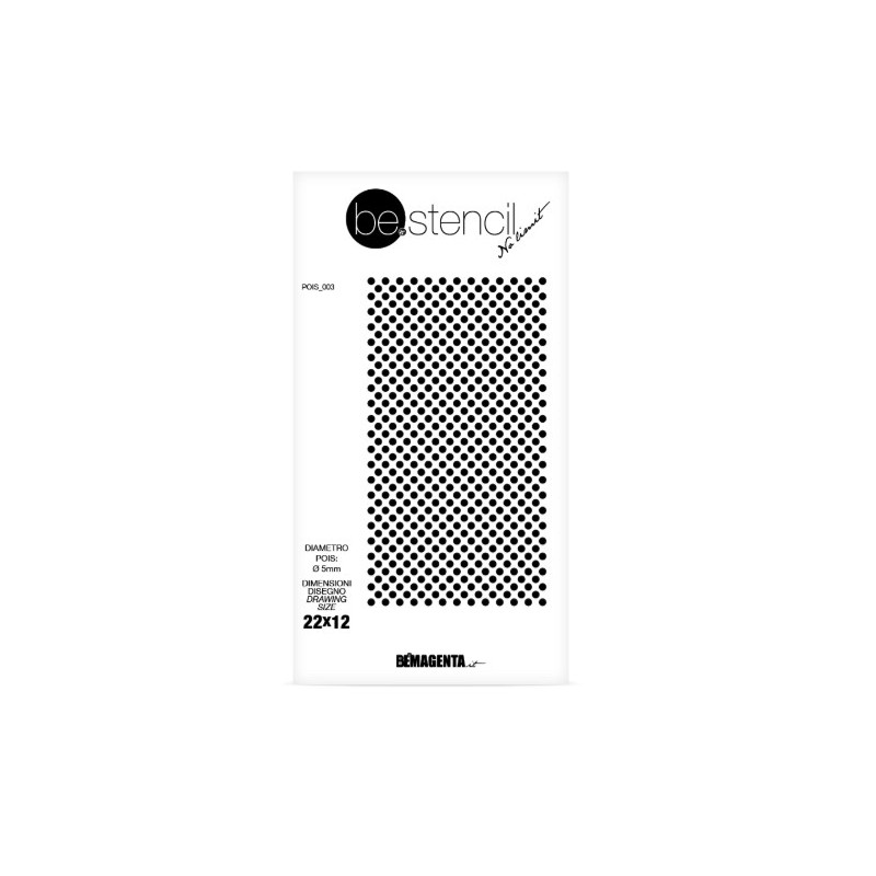 be.stencil - dots  003 -  Ø 5 mm