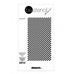 be.stencil - scacchi 001 - 5mm